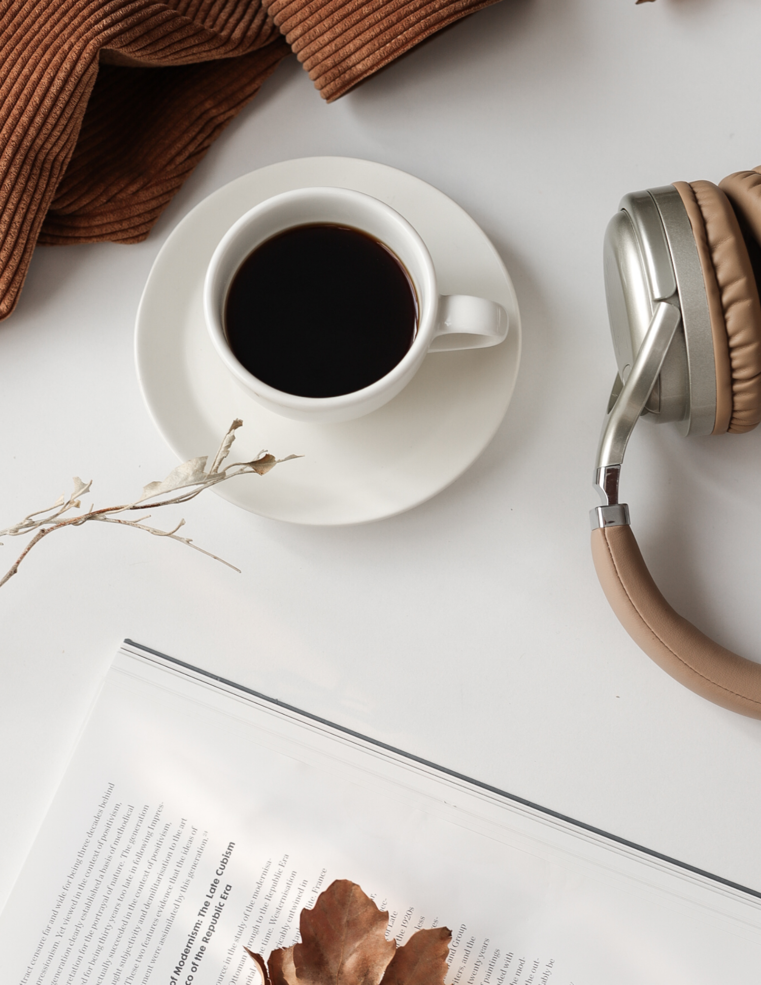 Coffee Cup and Book